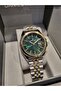New Model Green Dial Calendar 3 Atm Water Resistant Men's Wristwatch - 5