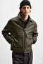 Zra model new season relaxed fit four seasons viral men's leather jacket coat - 3