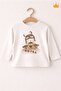 Eid Holiday Baby Boy Triple Set Pilot Rabbit Printed Badi Shirt Pants Set 2216 - 3