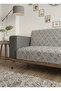 Luxury Chenille Non-Slip Washable Bearded Sofa Cover (Sofa Bed) - Seat and Back 170X210 cm - 2
