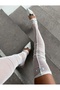 Mi Luz Shoes Heart Detailed Transparent Strap Heeled Slippers - 6