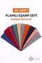 Flameli Scarf Set 50 Pieces Mixed Color Cotton Daily Use Shawl Scarf