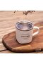 Cubic Mug Vacuum Stainless Steel Thermal with Lid 300ml White - 3