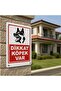 Attention Dog Present Work Safety Warning Sign 1 Plexi 20X30Cm