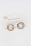 Brand Model Round Gold Earrings