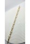 Square Stone Gold Color Vip Series Bracelet - 2