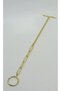 Ring Detailed Dorika Ataç Gold Bracelet (17 cm) - 2