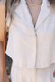 Beige Vest Set linen carrot set - 4