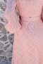 Pudra Gold Belt Detail Pocketed Long Dress - 5