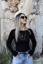 Black Drop Accessory Blouse