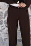 Coffee Drip Button Detailed Blazer Suit - 5