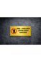 Please Close the Door at Entrance and Exit Metal Print 20 X 10 cm Double Sided Tape on Back - 4
