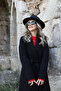 Black Lined Cashmere Coat - 3