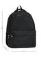 Crinkle Fabric Black Backpack 6007 - 6