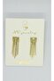 Hanging Chain Detailed Earrings – Golden Shine