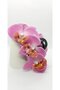 Pink color orchid clothespin buckle