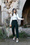 Emerald Green Orjin Flatolu Fabric Trousers - 6