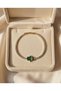 Women's Steel Bracelet with Fatma Ana's Hand and Zircon Stone - 3