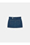 72306 Denim Shorts Skirt with Pocket Detail - 5
