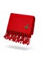 Red Stone Scarf – Bird Detail