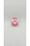 Pink Color Flower Pattern Round Latch Buckle