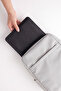 Minimalist 16 Inch Laptop Case, Vegan Leather, Water Repellent, Computer Notebook Laptop Bag