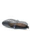 Penduline Genuine Leather Orthopedic Women's Casual Ballerina Shoes Black - 6