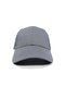 Plain Gray Mesh Cap with Back