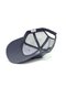 Plain Gray Mesh Cap with Back - 5