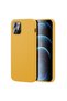 Apple iPhone 13 Pro Max 6.7'' Slim Matte Silicone Case Yellow