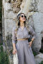 Mink Crop Shirt Set - 3