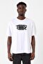 The Wheel Of Time Dragon Minimal White Men's Oversize T-shirt