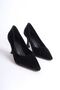 Women's Black Satin Stiletto Tr08Ms27D - 2