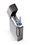 Metal Cigar Lighter – Single Jet Flame Windproof Turbo Lighter with Built-in Punch Tool - 3