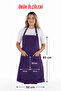 Simple 3-Piece Set Adjustable Pocketed Kitchen Apron Set (2 Gloves) Chef Waiter Cafe Cook Barista - 4