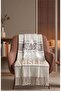 Dinarsu Cozy Life Patterned Cotton Tv Blanket 130X170 – Decorative & Multi-Purpose Use