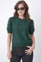 Floral Tulle Detailed Short Sleeve Knitwear Blouse Ss26Bz0030 - 7