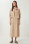 Strappy Dress Shirt Modal Set Lci0070 Cream - 3