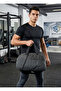 Kaff Small Gray Front Pocket Adjustable Shoulder Strap Hand Travel Duffel Bag-0833 - 2