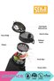 1000ml Large Size Soft Touch Double Color Motivational Tritan Water Bottle - 3