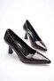 Bitter Brown Croco Heeled Women's Stiletto Tr20Ms02G - 2