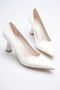 White Heeled Women's Stiletto Tr20Ms02B - 4