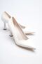 White Heeled Women's Stiletto Tr20Ms02B - 7