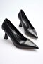 Black Heeled Women's Stiletto Tr20Ms02A - 3
