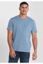 Men's Short Sleeve Indigo Wash T-Shirt with Pockets /19342-0161