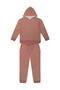 Organic Orange Hooded Girls' Tracksuit Set - 2