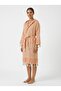 Hooded Unisex Peshtemal Beach Bathrobe 100% Cotton Seaside Stripe - 7