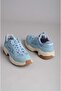 Seç 34142 Thick Sole Women's Sneakers Blue - 4