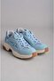 Seç 34142 Thick Sole Women's Sneakers Blue