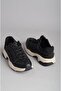 Seç 34142 Thick Sole Women's Sneakers Black - 5